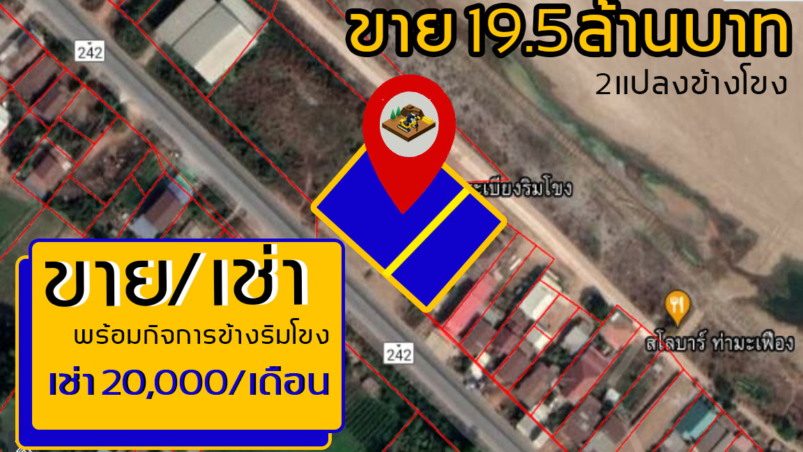 ขาย/เช่า ที่ดินพร้อมกิจการริมโขงเมืองหนองคาย /Land for sale and rent with business along the Mekong River, Nong Khai.